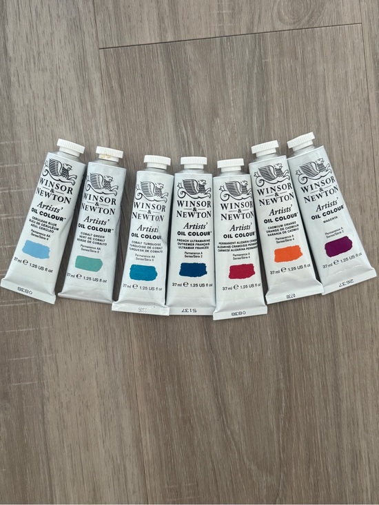 Winsor & Newton Other - Winsor & Newton Artists’ Oil Paint Lot 7 Tubes 37ml Mixed